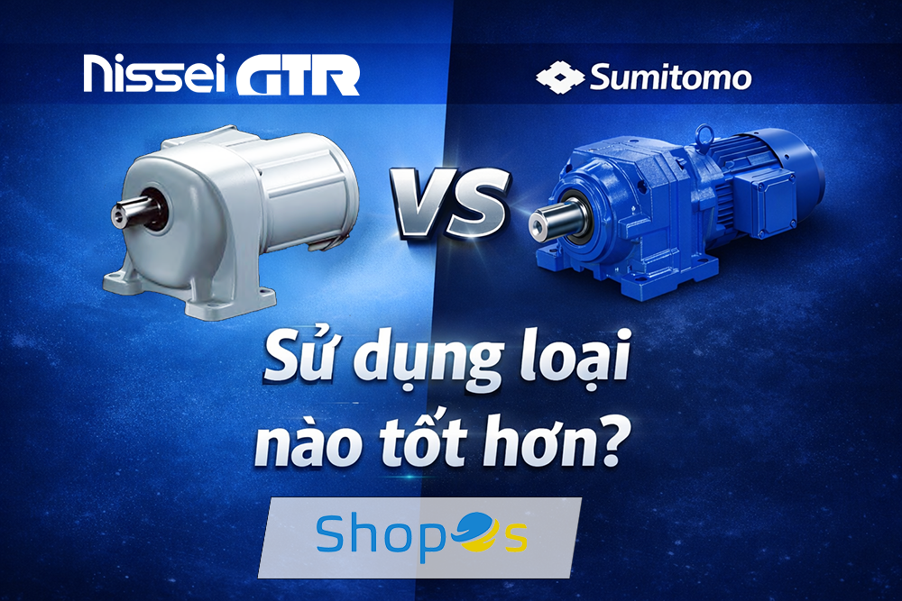 So sánh động cơ giảm tốc Nissei GTR và động cơ giảm tốc Sumitomo - Giải pháp nào phù hợp cho nhà máy của bạn?