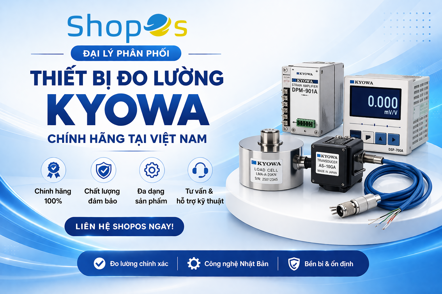Shopos - Đại lý phân phối sản phẩm, thiết bị Kyowa chính hãng tại Việt Nam