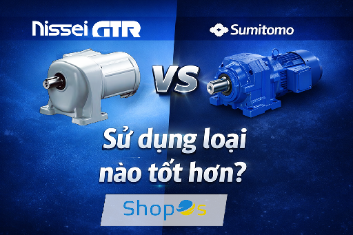 So sánh động cơ giảm tốc Nissei GTR và động cơ giảm tốc Sumitomo - Giải pháp nào phù hợp cho nhà máy của bạn?