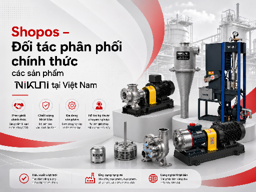 Shopos - Đối tác phân phối chính thức các sản phẩm Nikuni tại Việt Nam