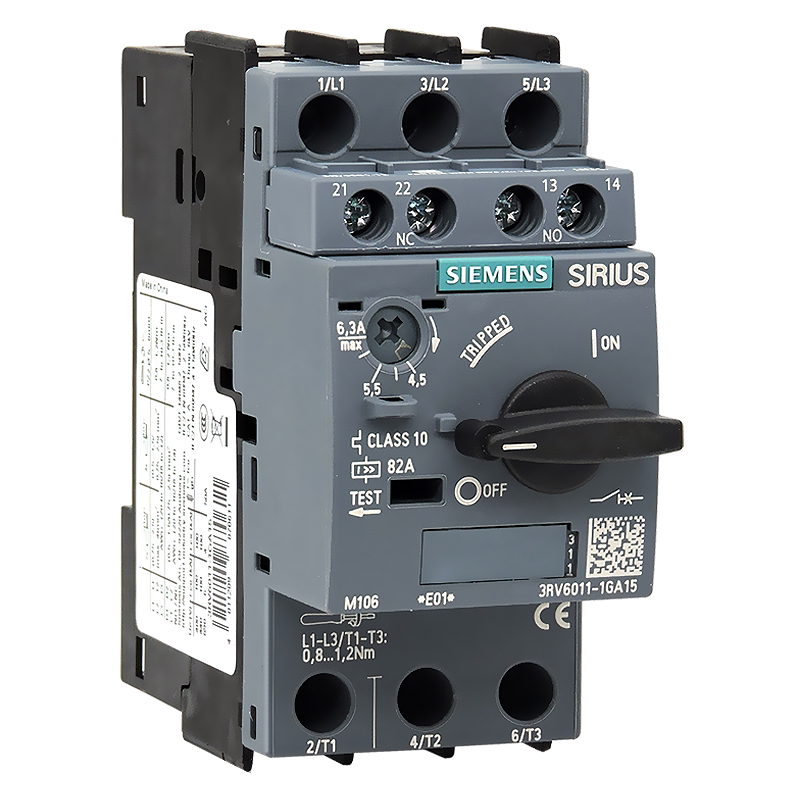Công tắc điều khiển nguồn điện SIEMENS 3RV6011-1GA15